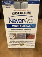 New Rust-Oleum Never Wet Multi-Surface Liquid Repelling Treatment Frosted Clear