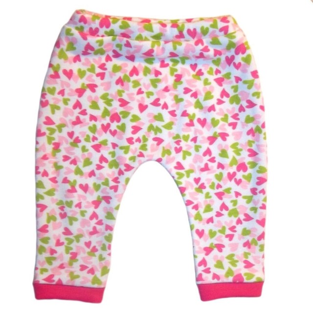 Baby Girls' Pink Joyful Hearts Pants - Preemie, Newborn, Toddler Sizes | eBay