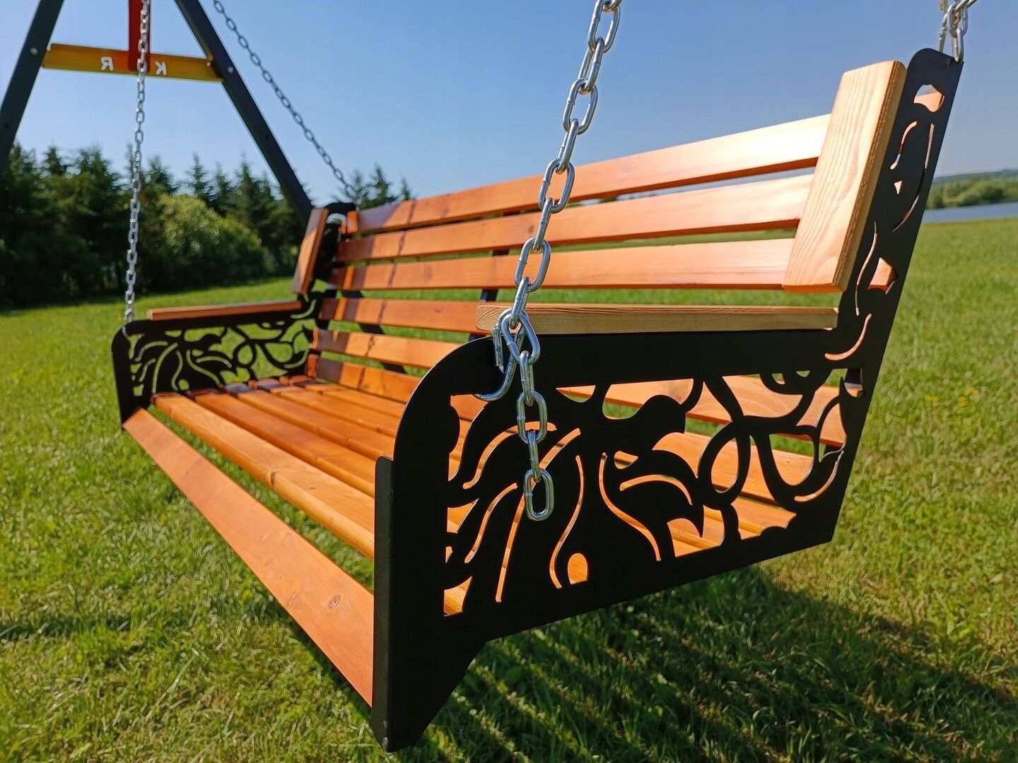 Hollywoodschaukel Hängeschaukel Gartenmöbel Schaukelbank aus Holz