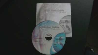 CD Hanns.G HannsG Installation Guide TFT LCD Monitor wie Neu