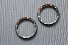 1970's COMPRESSOR 32.50 MM INNER COUNTDOWN TURNING BEZEL (BLACK & RED)