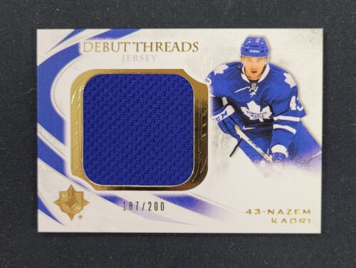 2010-11 ULTIMATE COLLECTION DEBUT THREADS  #DT-NK NAZEM KADRI #187/200 - Picture 1 of 2