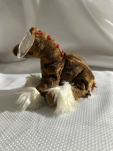 Ty Beanie Baby Hoofer The Clydesdale Horse 6 Inch Mwmts Stuffed Animal Toy - Picture 4 of 6