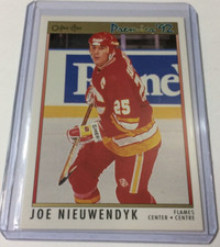 1992 O-PEE-CHEE PREMIER #48 TREVOR NIEUWENDYK - CENTER - CALGARY FLAMES