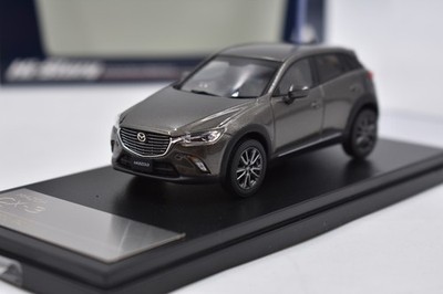 Hi Story 1/43 Mazda CX-3 2015 Gray Mica JDM Compact SUV HS121 TI
