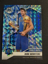 Dirk Nowitzki 2020-21 Panini Mosaic #298 Reactive Blue Prizm 1415