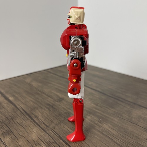 VTG Gordian Delinger Japan Red Popy DieCast Protector Dardian Deluxe Robot NICE - Picture 6 of 18