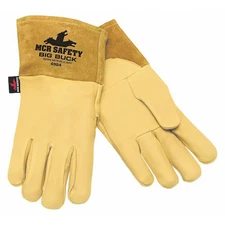 Mcr Safety 4984Xl Big Buck Welding Gloves, Gauntlet Cuff, Straight Thumb,