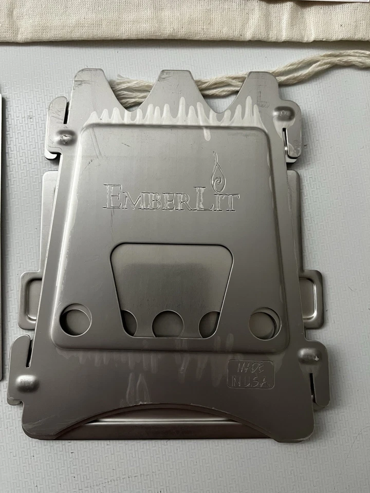 Nueva estufa ultraligera EmberLit no de titanio Foto 4 de 4