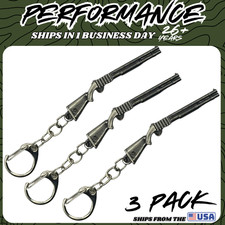 3 Pack Shotgun Keychain Gun Hunter Hunting Bird Keyring Key Ring Chain Gift