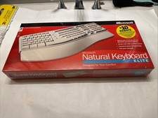 NEW Microsoft Natural Keyboard Elite PS/2 USB...