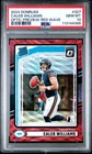 2024 Panini Donruss Caleb Williams Optic Rated Rookie Preview Red Wave PSA 10