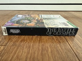 The Battle of Olympus Nintendo NES &bull; Box Cart Dust Sleeve & Foam &bull; No Manual