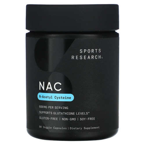 NAC, N-Acetyl-Cysteine, 600 mg, 90 Veggie Capsules