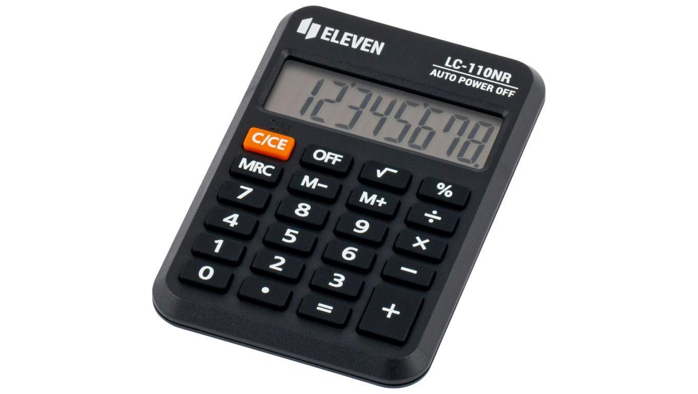ОДИННАДЦАТЕРИЧНЫЙ калькулятор kieszonkowy LC110NR czarny