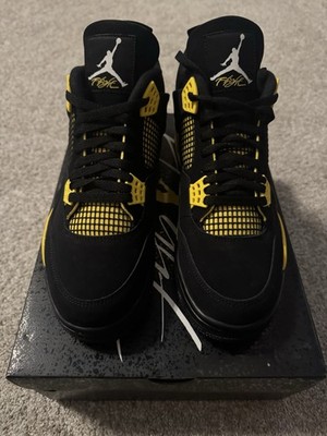 Jordan 4 Retro Yellow Thunder Size 12 Dead Stock