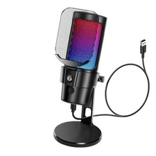 USB Microphone - Dynamic Mic for Podcasting  Streaming - Gaming USB