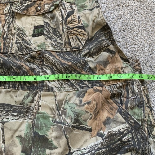 Vintage Liberty REALTREE Camo Bib Overalls- 38x31 Patched Knee - Picture 7 of 7