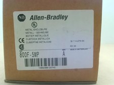 Allen Bradley 800F-5MP Ser A Push Button Station Enclosure Meta Factory Sealed