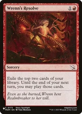 Wrenn's Resolve x1 1x Mystery Booster 2 NM MTG