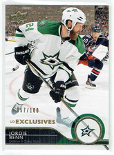 14-15 UD Upper Deck Series Two Jordie Benn /100 Exclusives