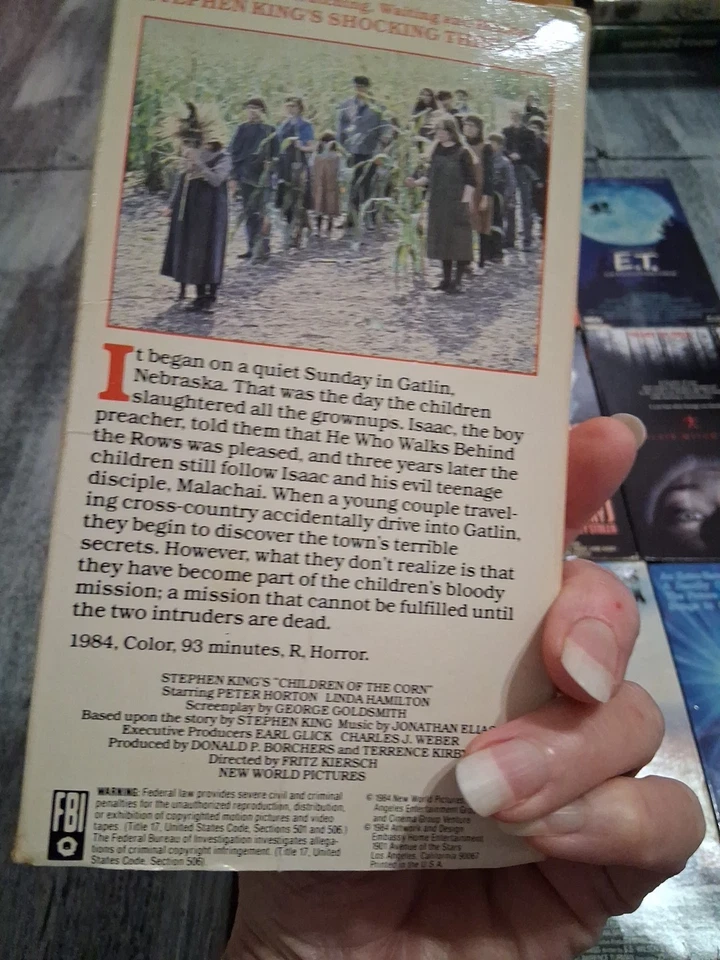 Vtg  Horror Lot Vhs Tapes Blackout, Shortcake Circuit,  They & More 10 Total - Image 3 of 4