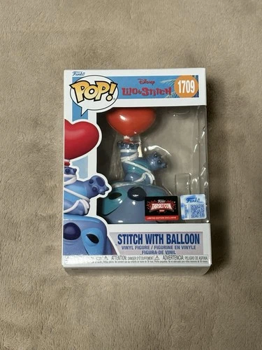 Funko Pop! Disney Stitch #1709 TargetCon Exclusive Heart Balloon Vinyl Figure