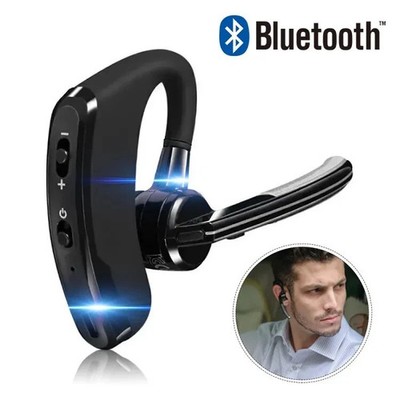 Trucker Wireless Headset Bluetooth 5.1 Earpiece Dual Mic Earbud Noise Cancelling