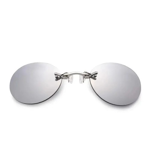 Occhiali da sole clip on naso rotondi senza montatura Matrix Morpheus mini senza montatura - Foto 17 di 18