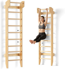 Spalliera Svedese in Legno Da Parete – Spalliera Palestra per Casa, Portata 100 