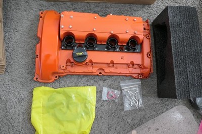 ALUMINUM Red Valve Cover Kit for 2007-2012 N14 Mini Cooper S JCW 1.6L Turbo