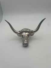 Gorham Silver plated Longhorn Bull (Paper weight)