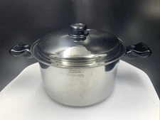 Saladmaster 10 Qt Stockpot with Lid 316TI Titanium Stainless Steel Made in USA
