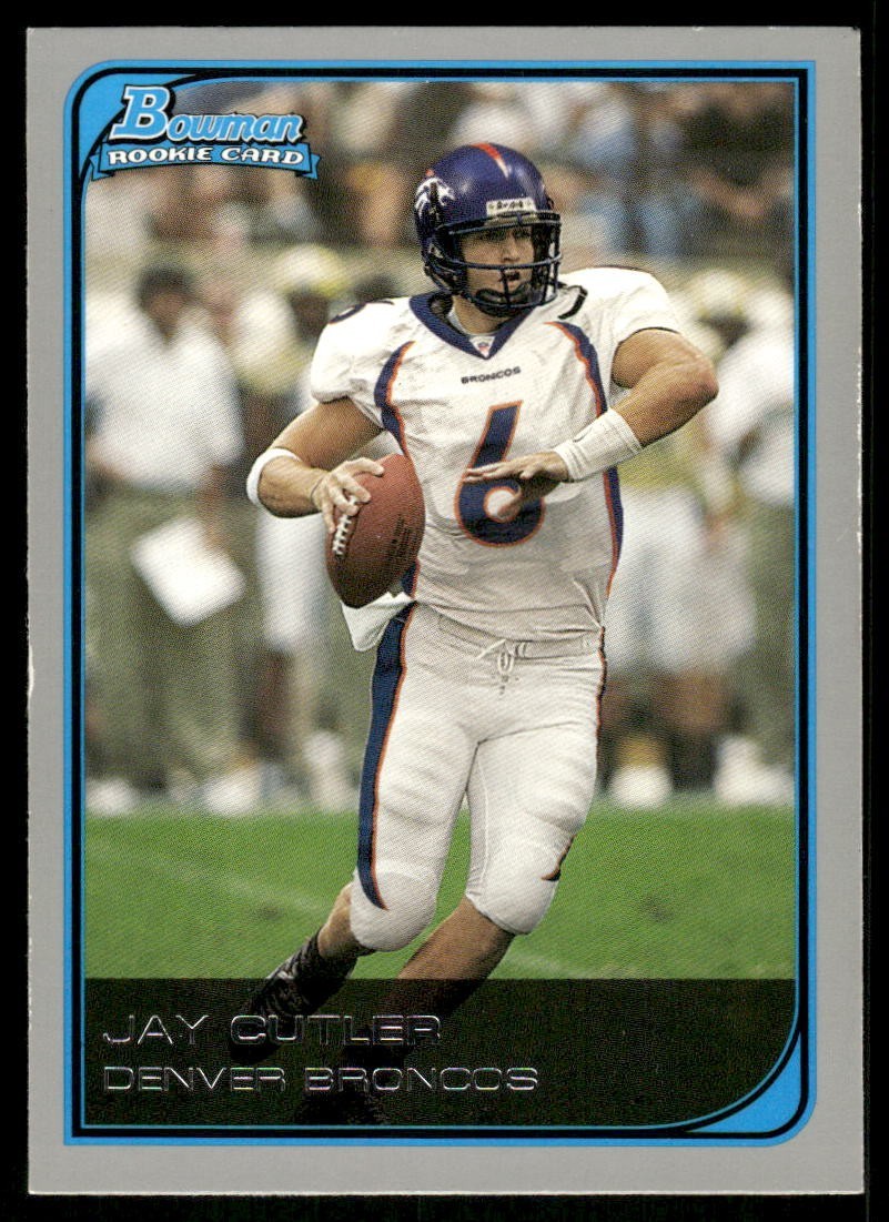 2006 Bowman #114 Jay Cutler Rookie RC Denver Broncos football card
