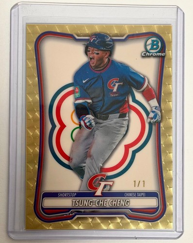 TSUNG-CHE CHENG 2026 BOWMAN CHROME WORLD BASEBALL CLASSIC SUPERFRACTOR 1/1 Q0282