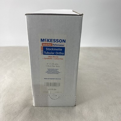 Stockinette Tubular Ortho McKesson 4 Inch X 25 Yard Cotton Non Sterile Box