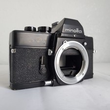 Minolta SRT 101 Black Film Camera Body For Parts Working Shutter