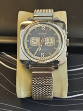 vecchio orologio da polso ANDRE RIVALLE 17 jewels cronografo anni 70 swiss made