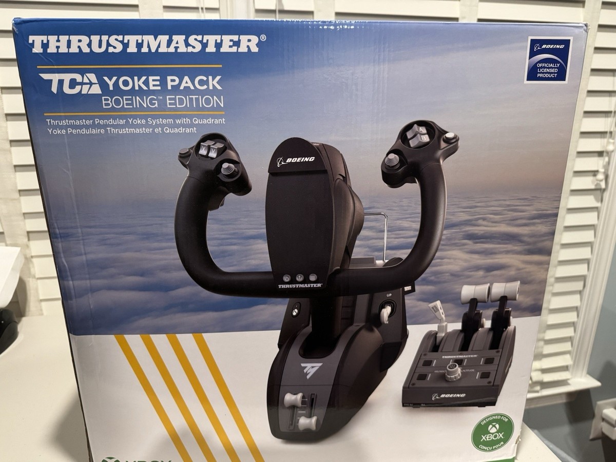 PC用ゲームコントローラー・コンバーター Thrustmaster TCA Boeing yoke TCA Yoke Boeing Edition Joystick | Thrustmaster U.S eShop
