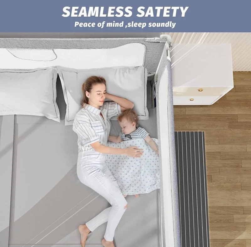 Направляющие для кровати ребенка ясельного возраста FAMILL, модернизированная защита безопасности ребенка с U-образным основанием для... - Изображение 3 из 4