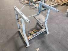 K Frame Industrial Sewing Machine Legs 2 Pedal 27" Tall Metal Steel Gray No Top