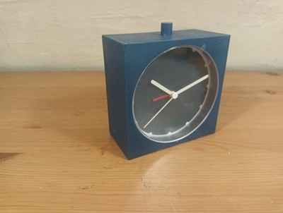 IKEA Bajk 20047 Blue Alarm Clock Blaue Tischuhr Alarm Und Licht Vintage Wecker 