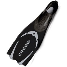 Cressi Pluma Full Foot Fins 5/6 Black Item 30579
