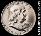 1955 Silver Franklin Half Dollar - Choice Gem Brilliant Unc+++  Lustrous  #J9983