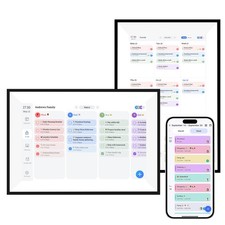 Smart Digital Calendar, 10.1in HD Touchscreen Family Planner  Chore Chart, I...