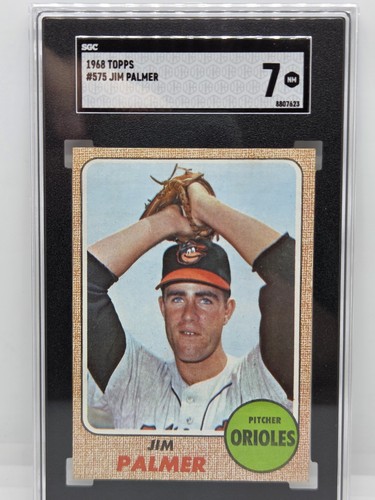 1968 Topps Jim Palmer #575 card