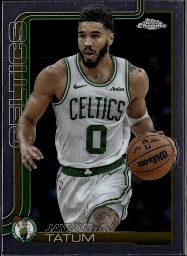 Jayson Tatum – 2025-26 Topps Chrome Basketball · Base Cards #49 Jayson Tatum