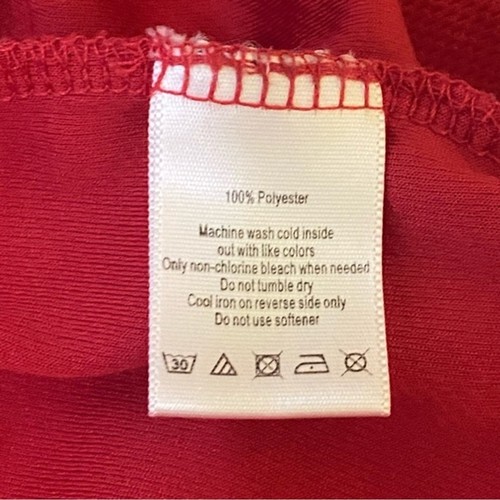 ALO Poloshirt Herren Größe L Cool Fit Rot Kurzarm Activewear Athleisure - Bild 6 von 6