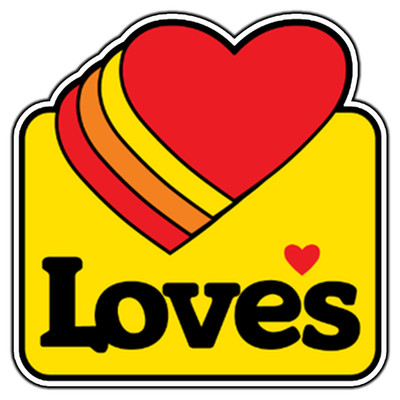 Loves Travel Stop Logo #2 Sticker Waterproof Vinyl Decal Die-Cut Car Gas Station