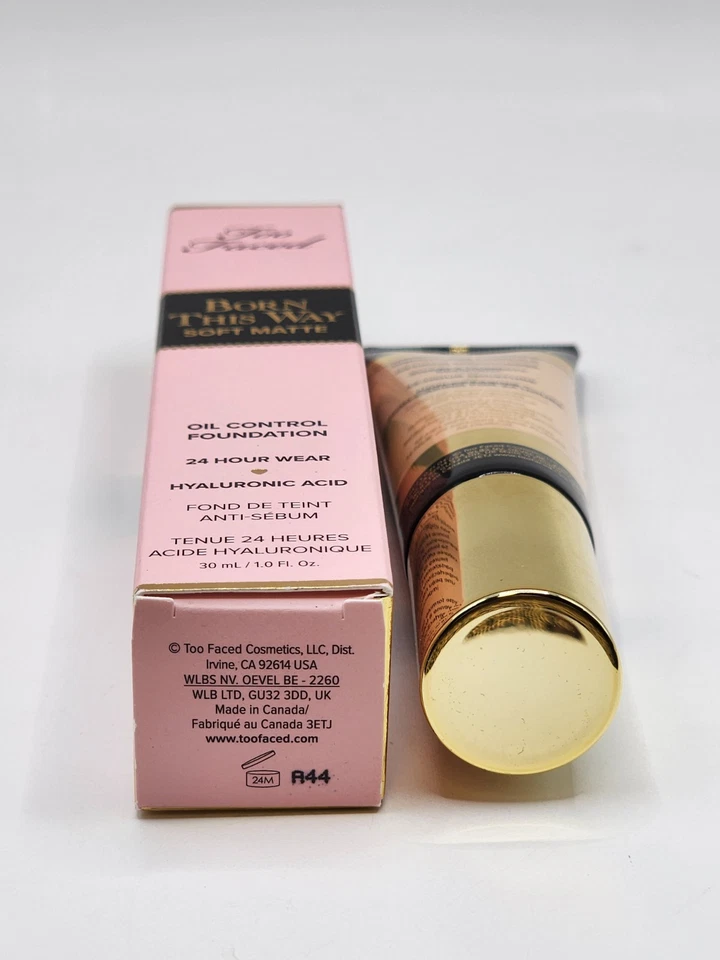Too Faced Born This Way Soft Matte Oil Control Foundation Porcelain New - Image 3 of 3